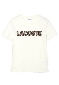 Lacoste T-shirt med print - off-white