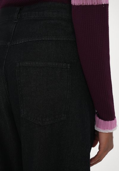 Henrik Vibskov SHADE PANTS - Széles szárú - dark denim