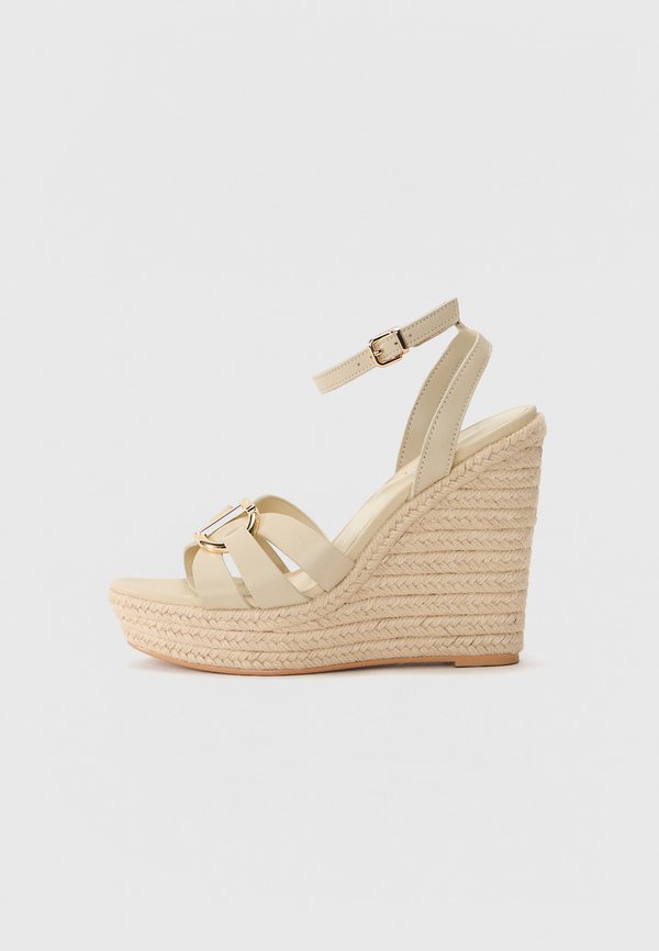 SANDAL - Wedge sandals - ginger root chiaro