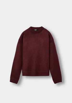 Burocs CREWNECK - Πουλόβερ - burgundy