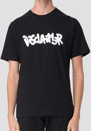 T-shirt con stampa - black