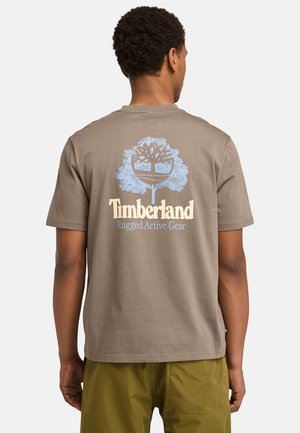 Timberland T-Shirt print - chocolate chip