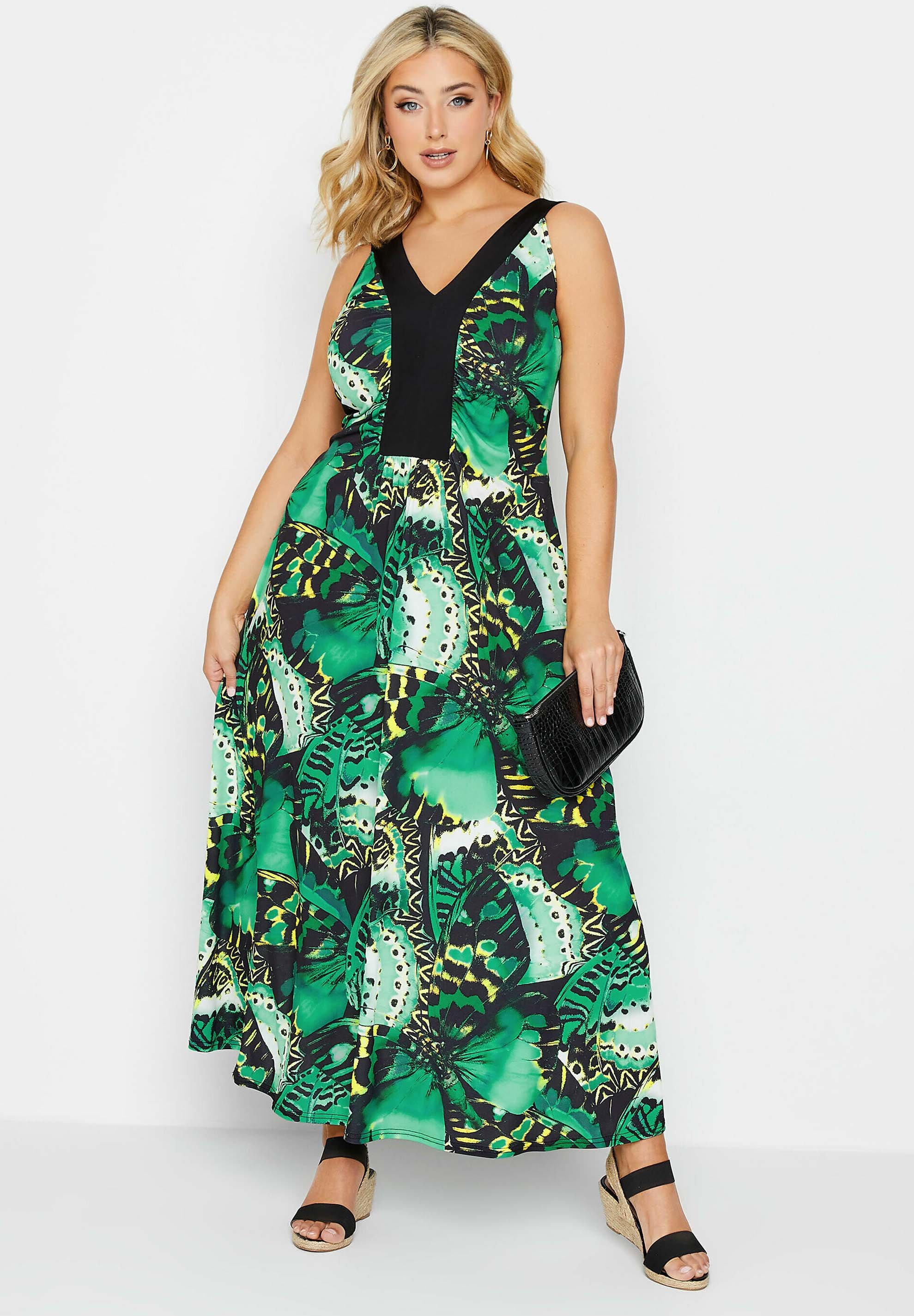 Plus size tropical maxi dresses Clearance