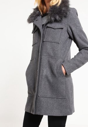 Kort kappa / rock - mottled grey