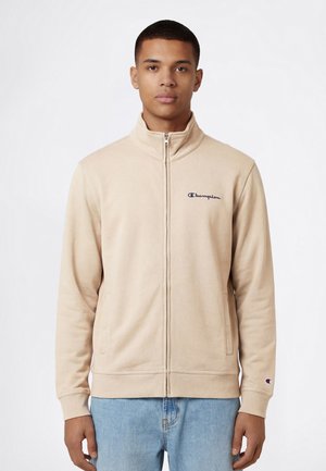 FULL ZIP ICONS CONTRAST - Sweater met rits - tan