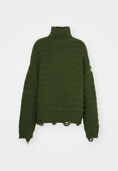 MM6 Maison Margiela Stickad tröja - kaki