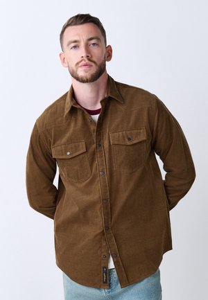 Next REGULAR FIT - WESTERN STYLING LONG SLEEVE - Skjorter - tan brown