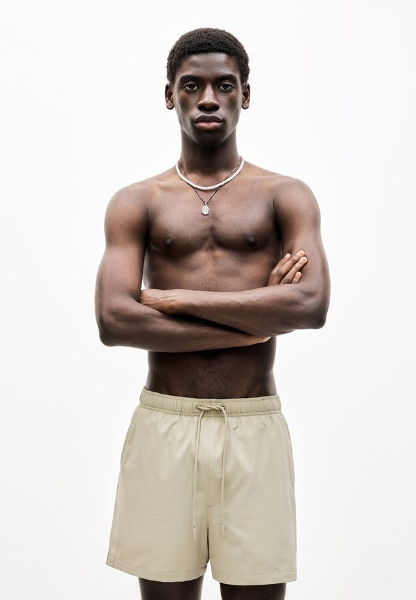 TEXTURED - Badeshorts - taupe