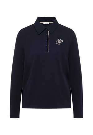 Cecil, LANGARM POLOSHIRT MIT KNÖPFEN - T-shirt à manches longues - urban dark blue