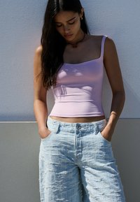 Bershka STRAPPY - Top - light pink
