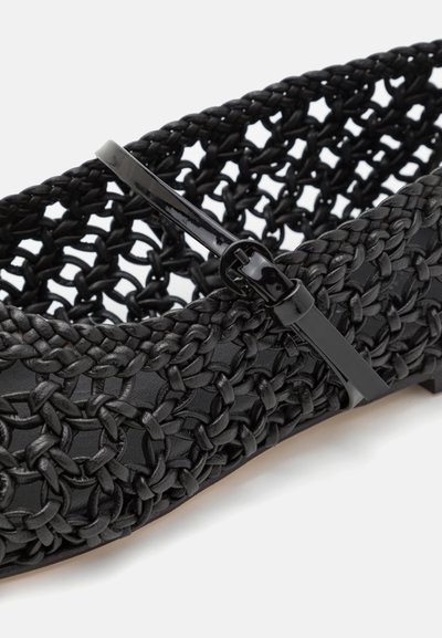 DEAR FRANCES WEAVE STRAP - Baleríny s páskem - black