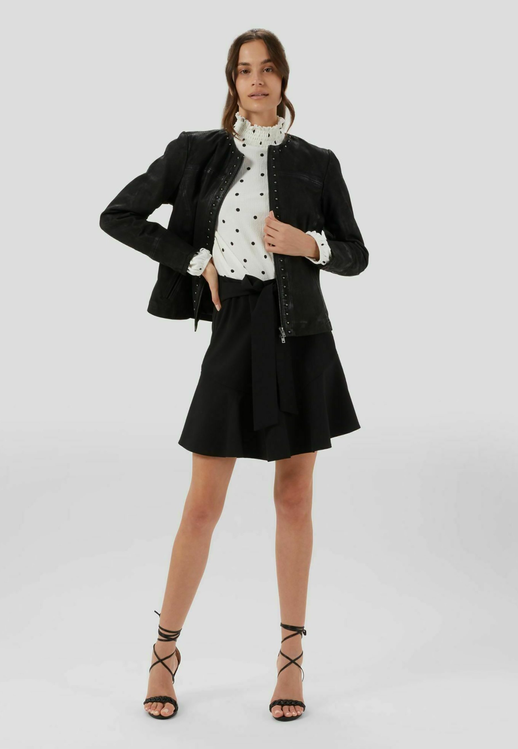 Conbipel Giacca di pelle - nero - Zalando.it
