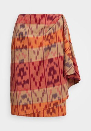 Lauren Ralph Lauren Petite DELFUOLA MID - A-line skjørt - berry multi