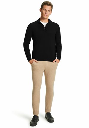 FALKE Basic New Merino Halfzip - Trui - black
