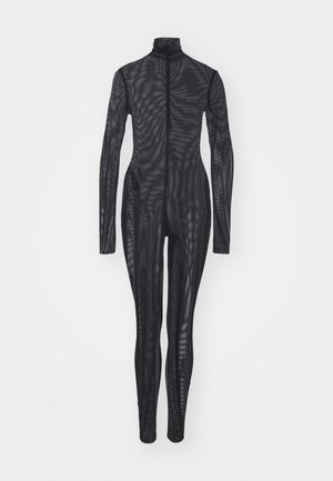Norma Kamali LONG SLEEVE TURTLE CATSUIT - Mono - black