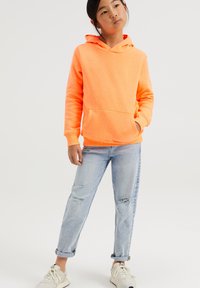 WE Fashion - Hættetrøje - orange Miniaturebillede 1