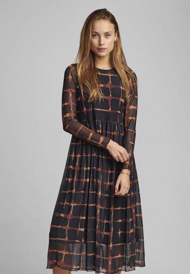 NUFREJA DRESS - Freizeitkleid - schwarz