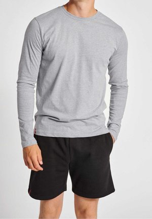 T-shirt à manches longues - mottled grey