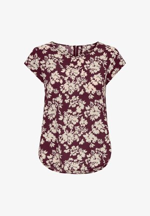 ONLY, ONLVIC SS AOP TOP NOOS PTM - Blouse - fig