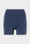 WASHED SEAMLESS SHORTS - Leggings - navy blazer