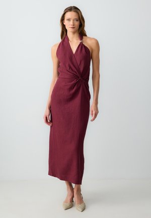 Day dress - burgundy
