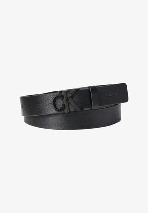 Calvin Klein, FACETED BUCKLE - Cintura - black