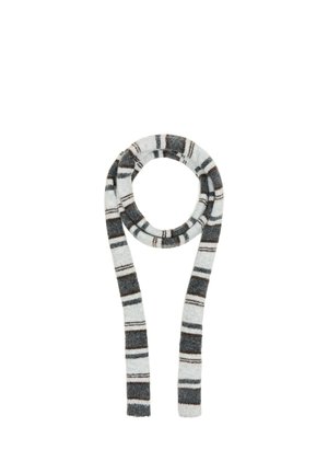 Bershka, FINE STRIPED KNIT - SCARF - Écharpe - grey
