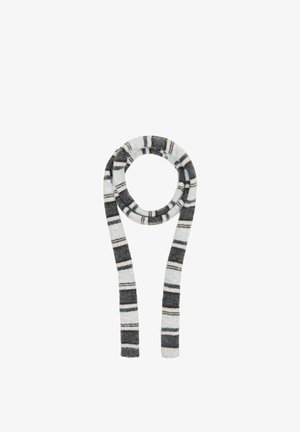 Bershka, FINE STRIPED KNIT - SCARF - Écharpe - grey
