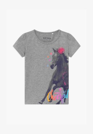SMALL GIRLS HORSE - Print T-shirt - mittelgrau