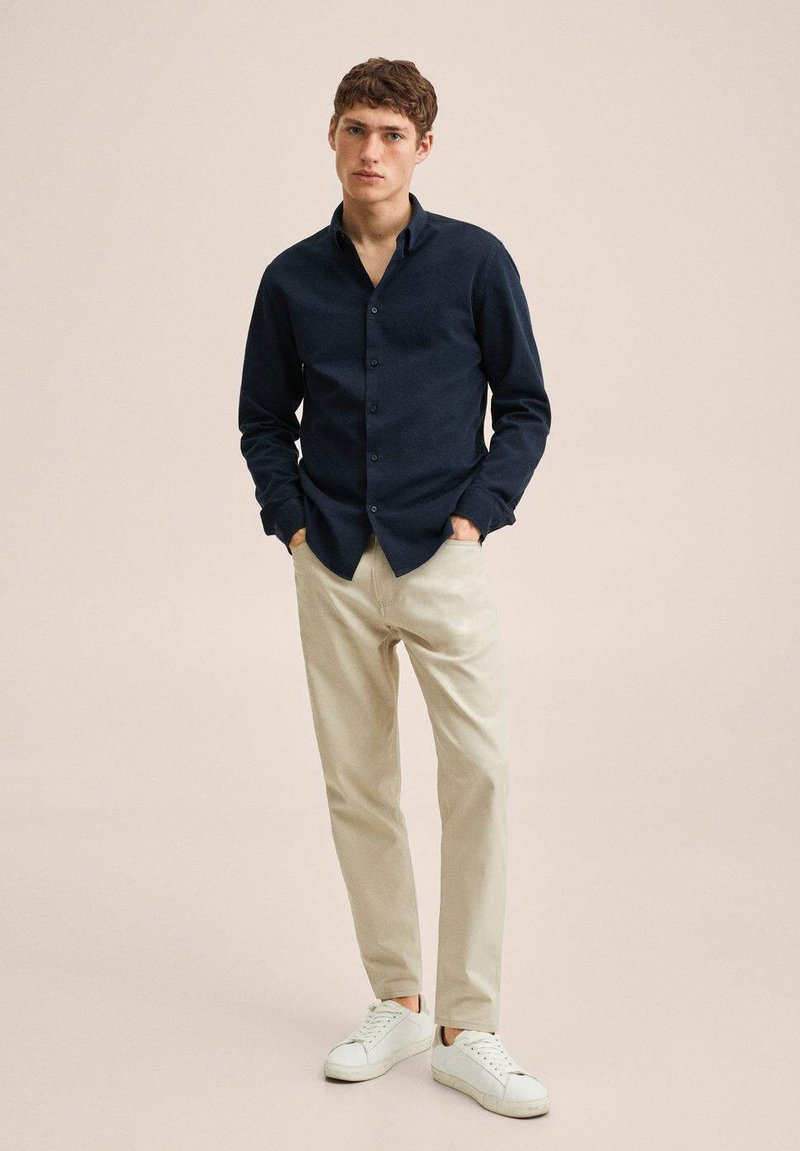 Herren Freizeithemden | Mango Hemd dunkles marineblau/royal - HG64255 Herren Freizeithemden | Mango Hemd dunkles marineblau/royal - HG64255