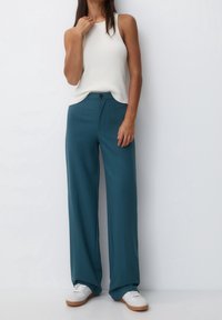 PULL&BEAR Stoffhose - evergreen