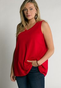 Ulla Popken ÄRMELLOS - Top - red