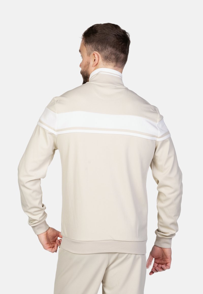 Veste Matelassée Sergio Tacchini Borotra - Coupe Universitaire - Taille M - Beige - Neuf Avec étiquettes
