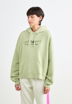 HOODED SOLAR CHROME - Sweatshirt - pale olive