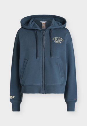 Tommy Hilfiger, STUDIO ZIPUP - Φούτερ με φερμουάρ - aegean sea