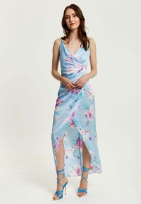 Liquorish FLORAL PRINT IN  - Maxi dress - blue