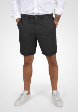 Solid SDLORAS LINEN MIX - Shorts - black