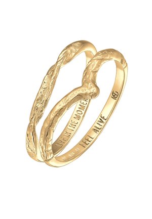 SET MOMENT FEEL ALIVE - Anillo - gold-coloured