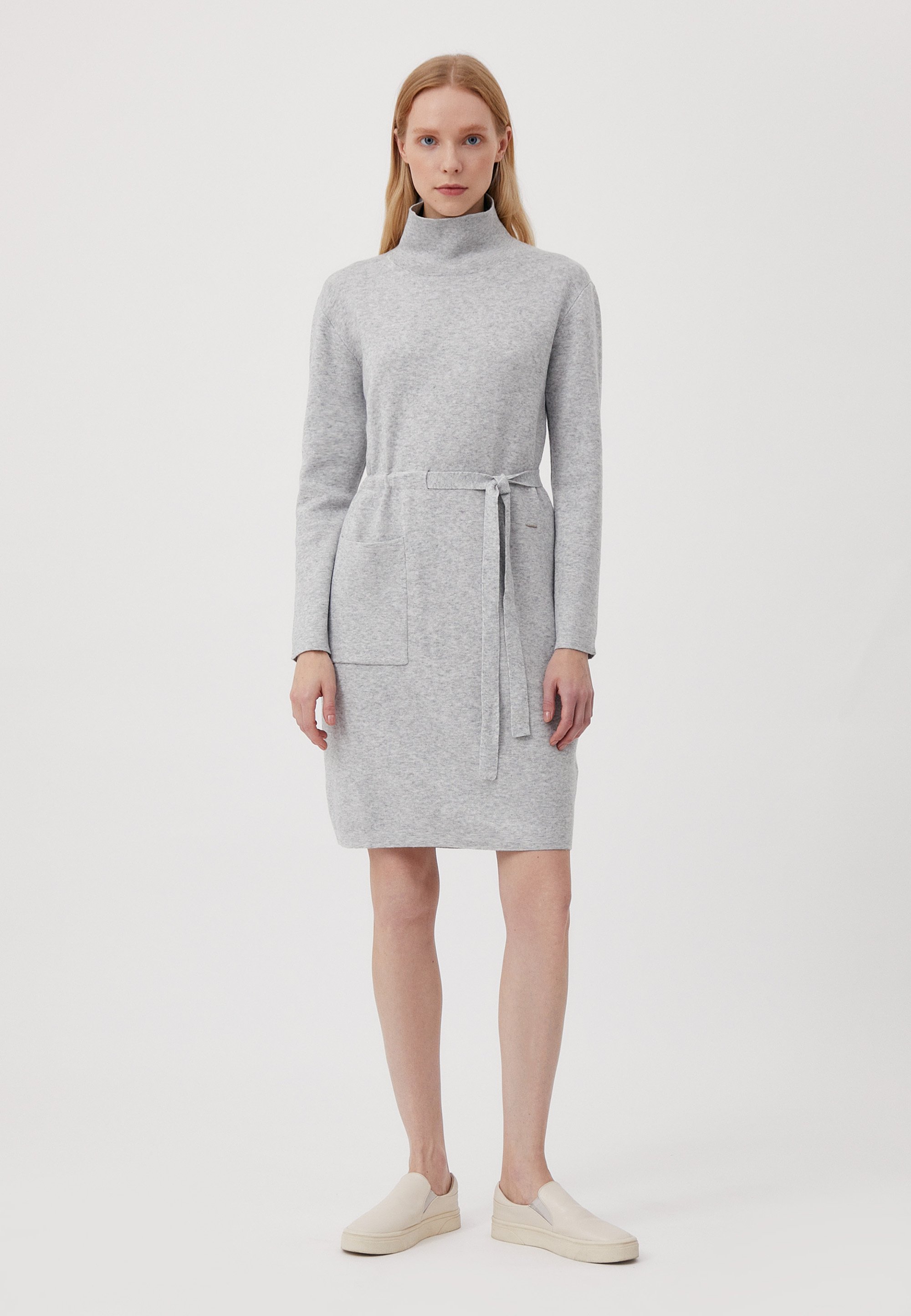 Finn Flare Jumper dress - light grey 