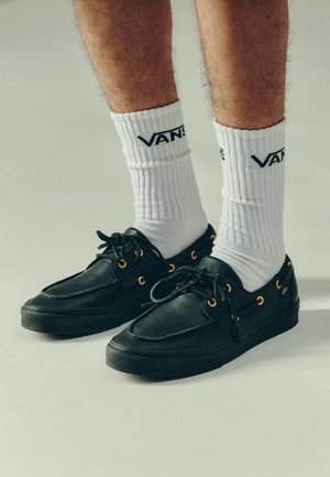 Vans 2-EYELET BOAT SHOE UNISEX - Bootsschuh - leather black