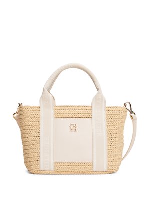 SPRING LOGO MINI TOTE - Käsilaukku - beige