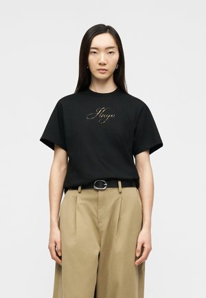 VINTAGE TEE - Μπλουζάκι με στάμπα - black