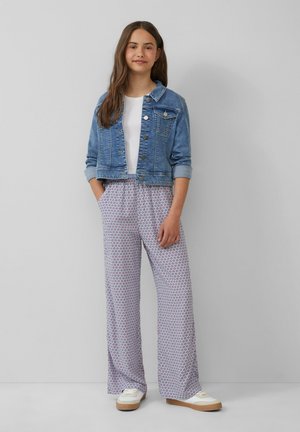 WIDE  LOOSE FIT - Trousers - weiß