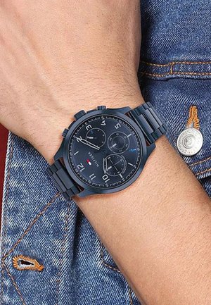 ASHER_MULTIFUNCTION_44MM - Chronograph watch - blue navy
