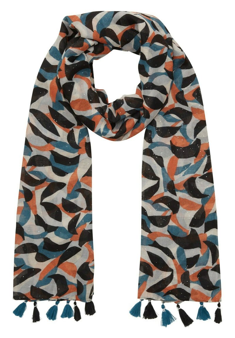 tom-tailor-gemusterter-sjaal-big-abstract-shapes-design-zwart