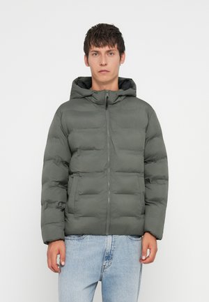 ONSUNION LIFE HOOD PUFFER JACKET - Zimná bunda - castor gray