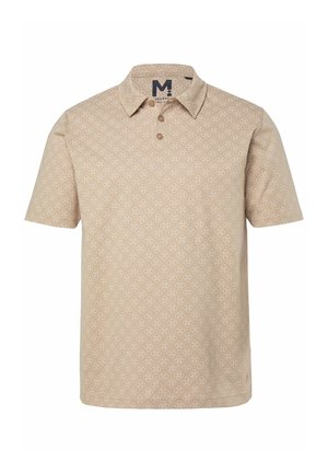 Men Plus, MEN+ POLO SHIRT, SHORT SLEEVE, ALL-OVER PRINT, UP TO 8XL - Poloshirts - sand
