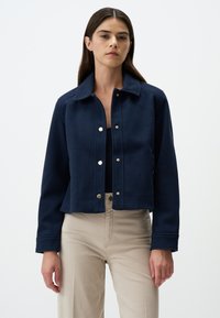 LONG SLEEVE WITH SNAP DETAIL - Jas - dark blue