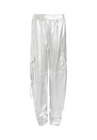 KAYE TROUSER - Cargobyxor - silver-coloured