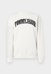 FLORAL VARSITY CREW - Sportinis megztinis - ancient white